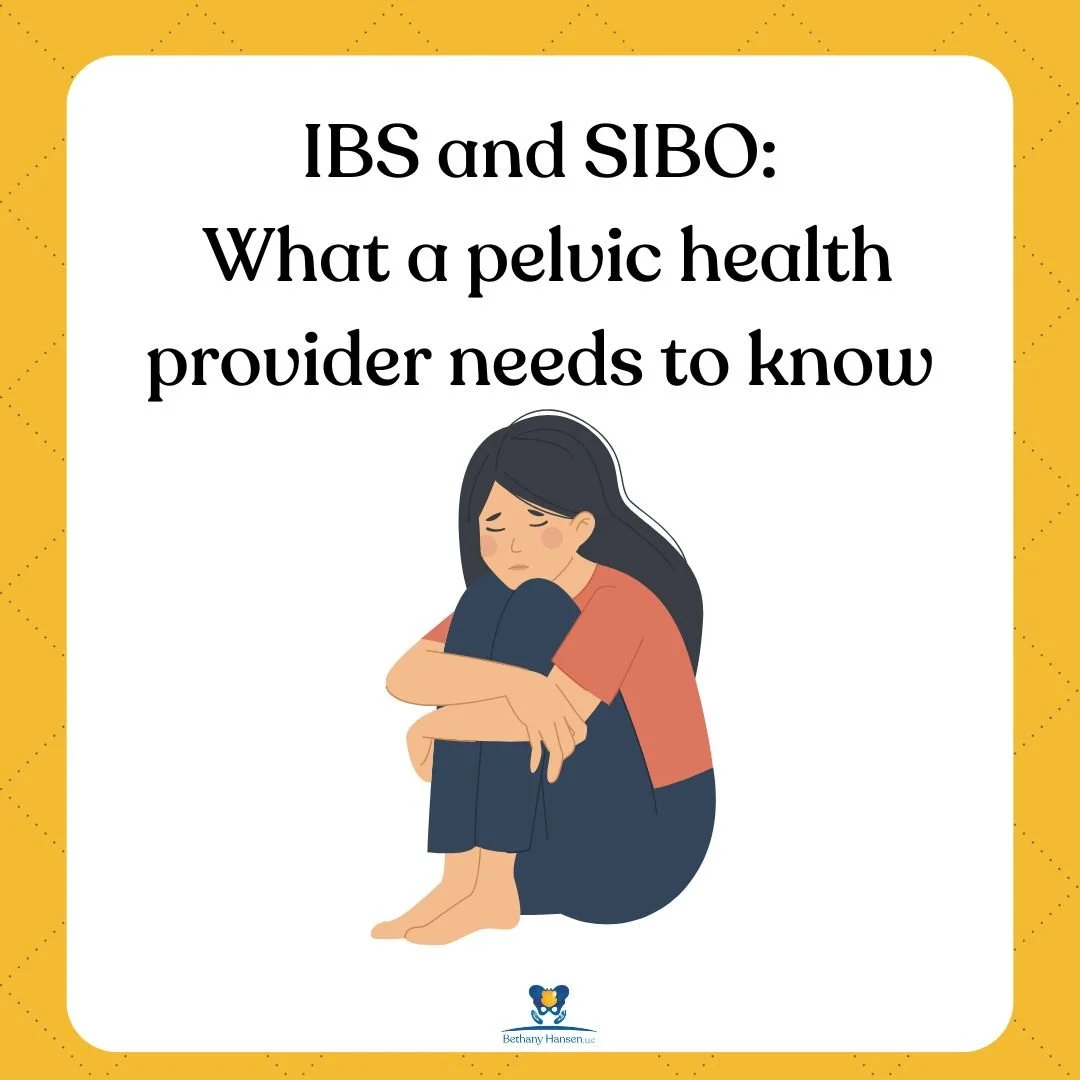 IBS and SIBO pelvic health